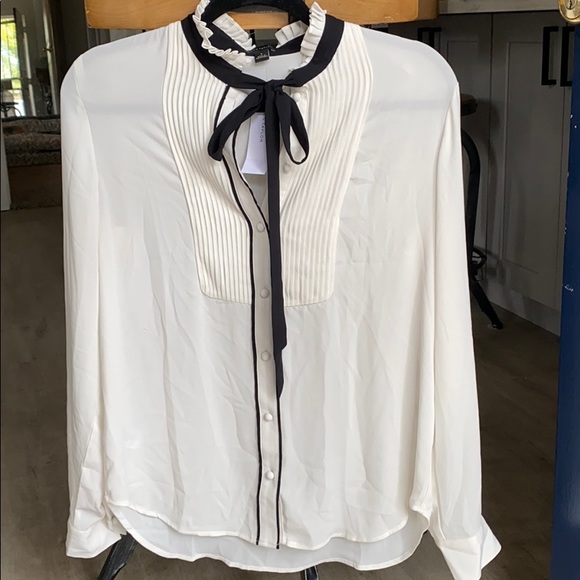 Ann Taylor white blouse - Picture 1 of 2